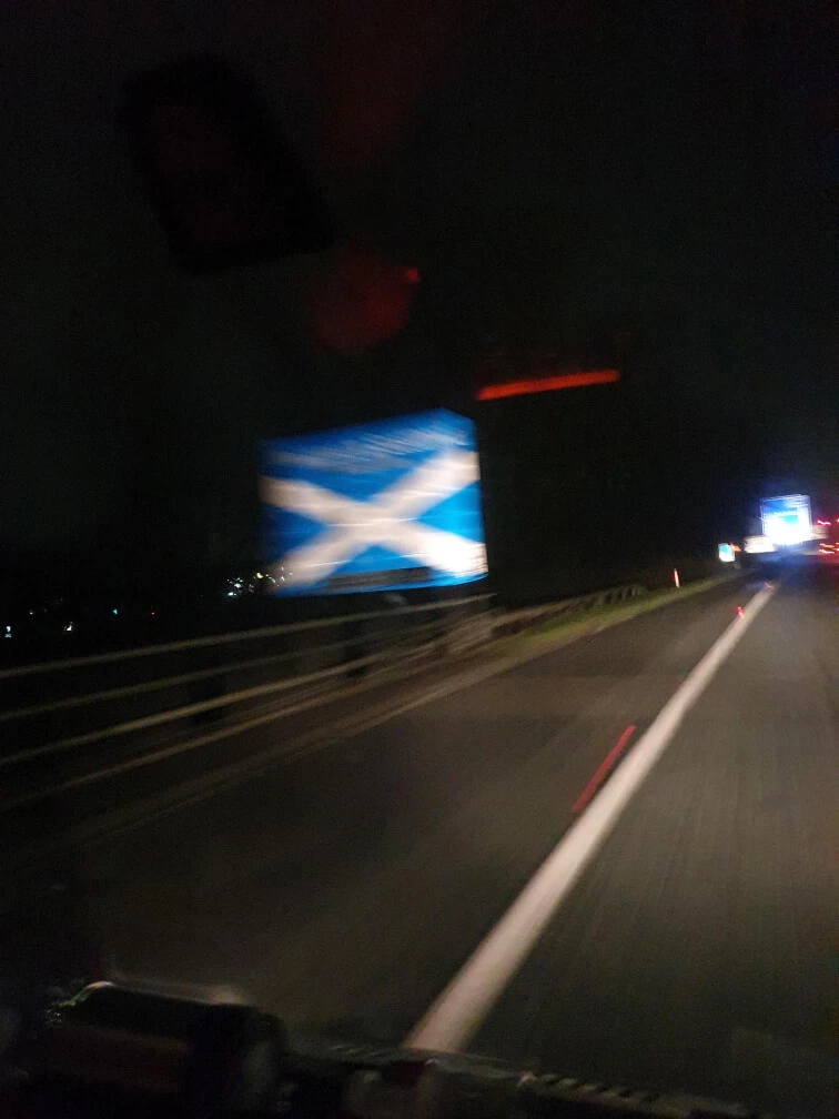 a picture of 'welcome to scotland'
