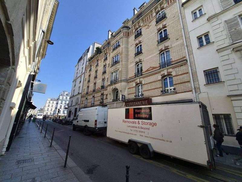 International removals van — relocating from Lancashire to Europe
