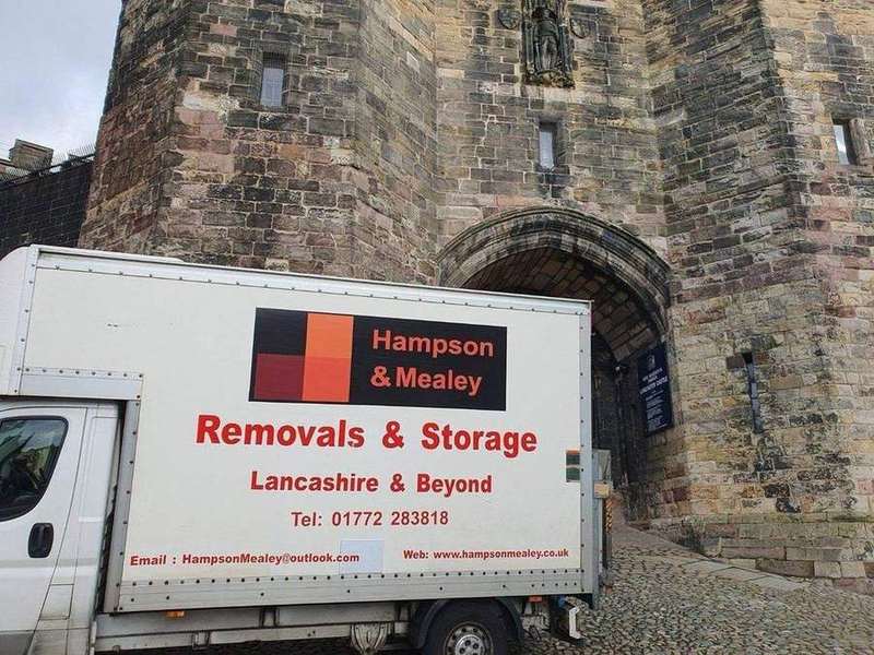 Hampson and Mealey vehicle working at a difficult access location