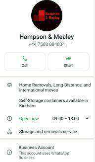 Hampson & Mealey WhatsApp survey and quote