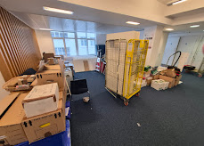 Commercial relocation equipment and office move crates