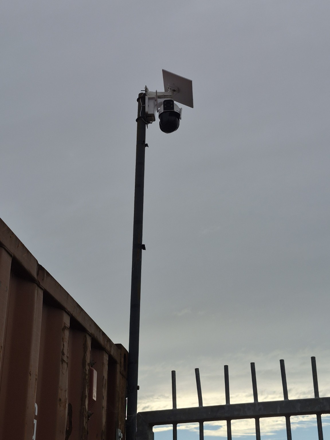 CCTV camera monitoring the Hampson and Mealey Kirkham storage facility
